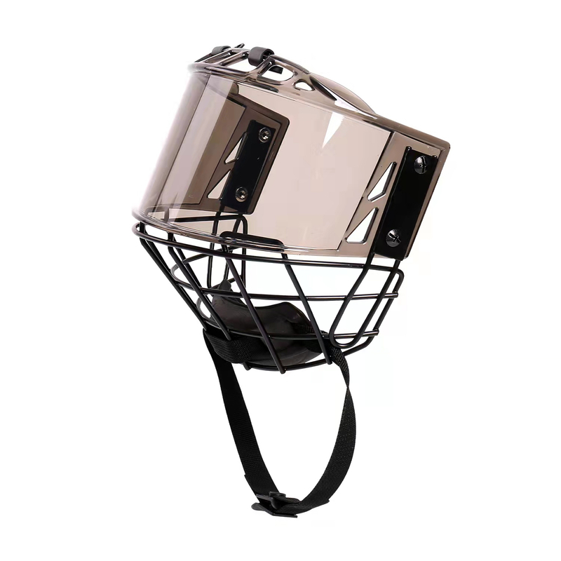 Jaula de casco de hockey sobre hielo de seguridad de acero de cara completa