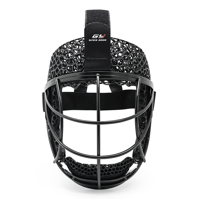 Máscara de esquina defensiva de hockey de hockey de metal de espuma impresa 3D personalizada