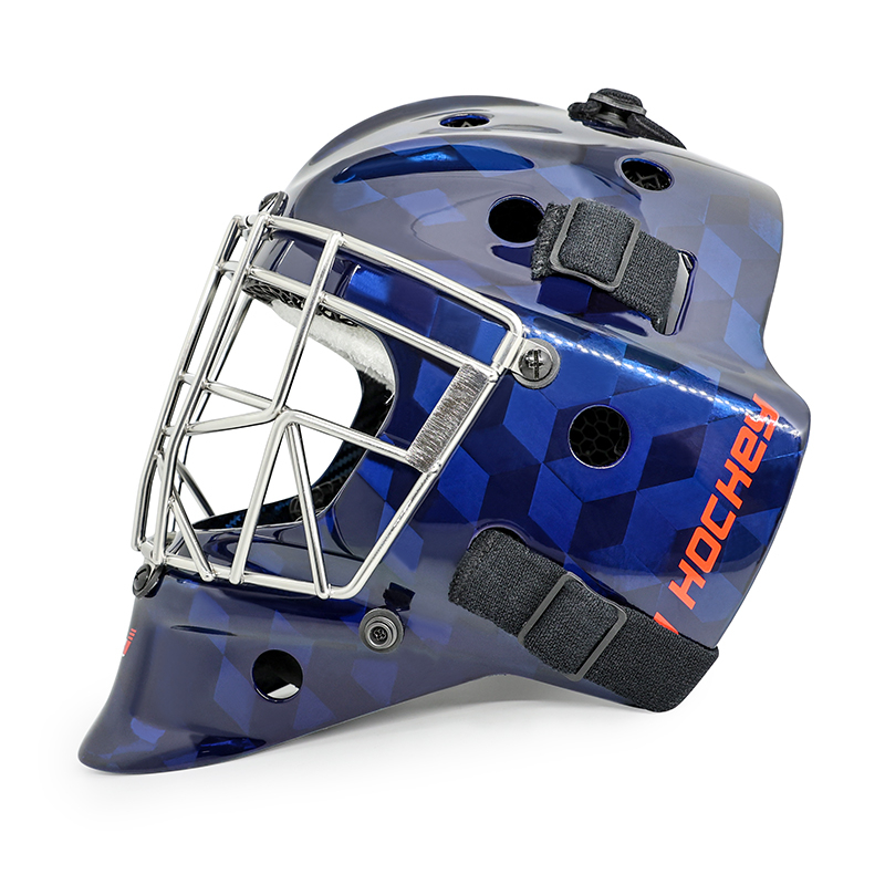 Casco de portero de hockey de hielo de hicaje de hielo de adultos con línea de hielo personalizada para adultos