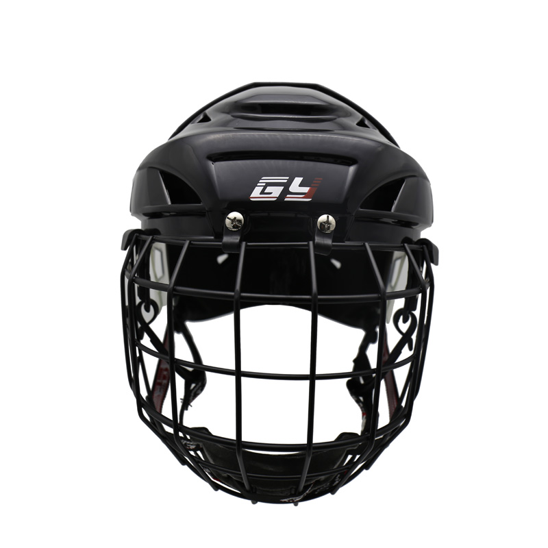 Casco de hockey sobre hielo de protección de cabeza ajustable mediano