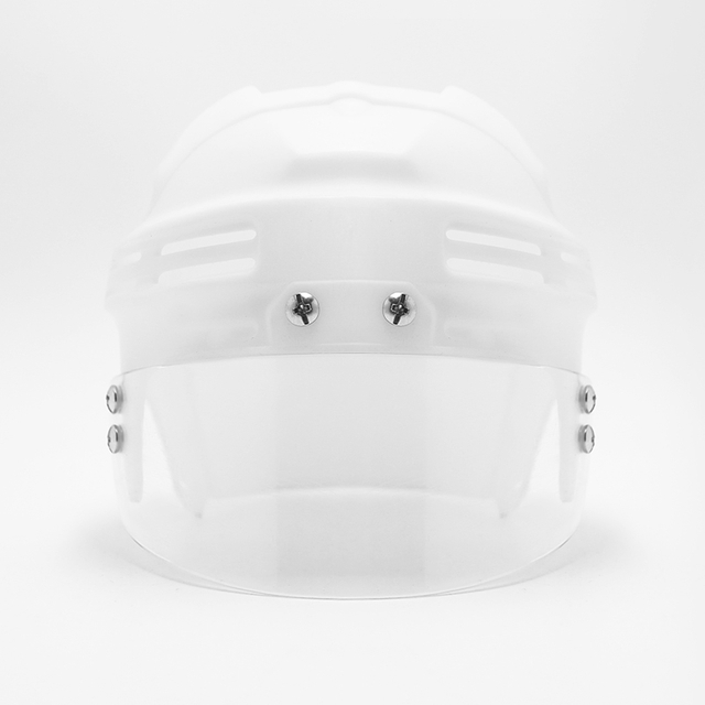 Combo de mini casco de hockey sobre hielo con pantalla personalizada y visera