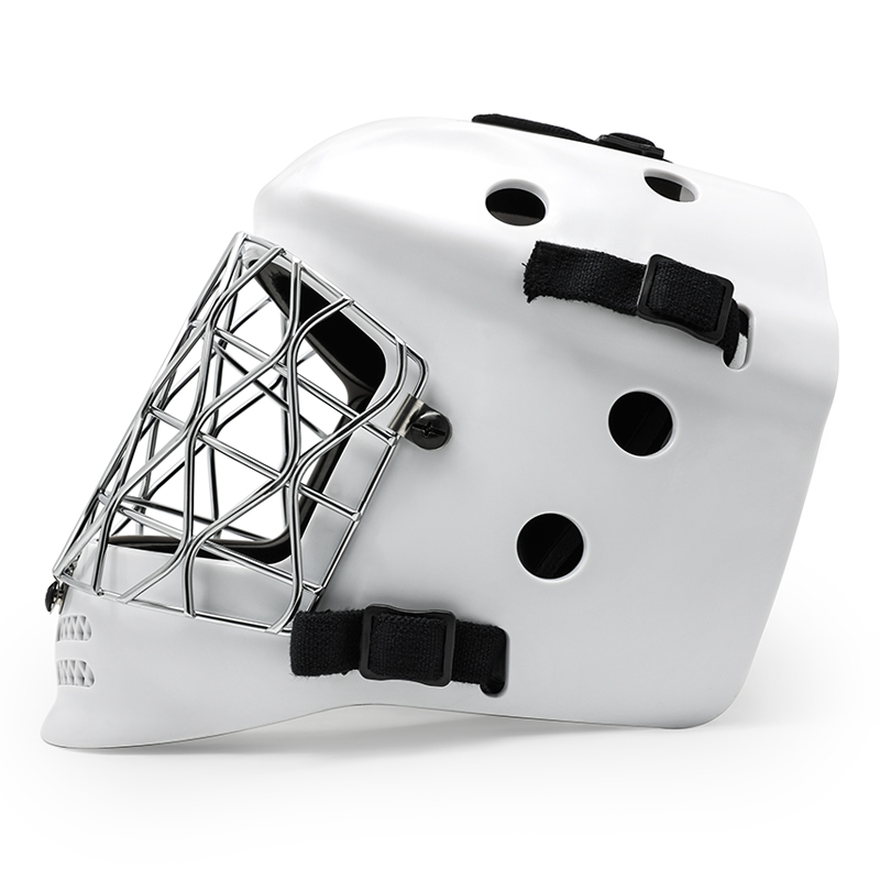 Casco de portero Ringette ligero y duradero con ajuste cómodo