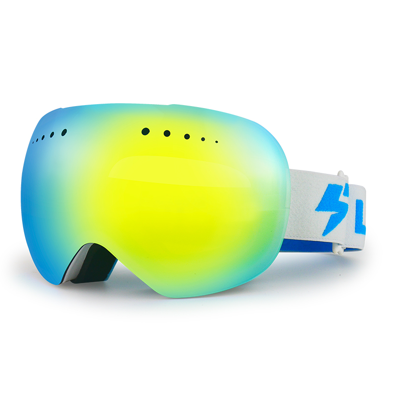 Espuma de 3 capas a prueba de rayos ultravioleta para gafas de esquí juveniles