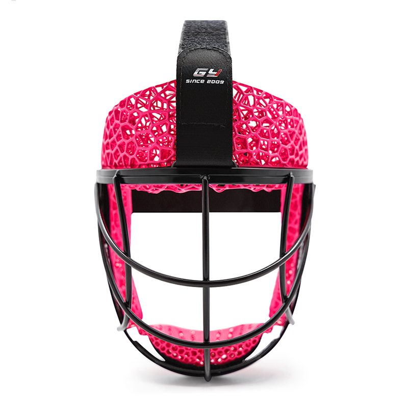 Máscara de esquina defensiva de hockey de hockey de metal de espuma impresa 3D personalizada