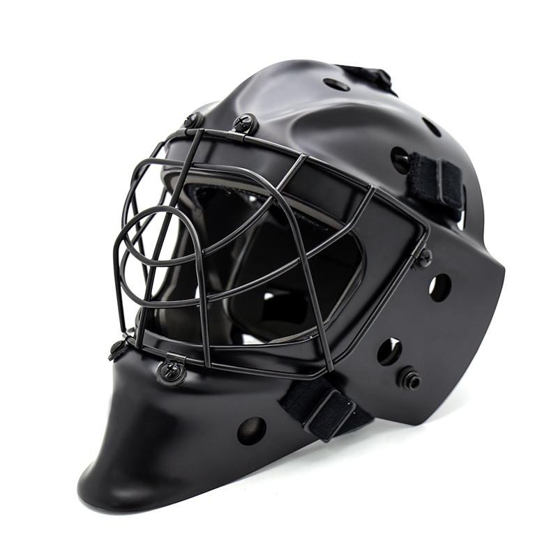 Reemplazo de jaula de acero para casco de portero de hockey, ojo de gato negro