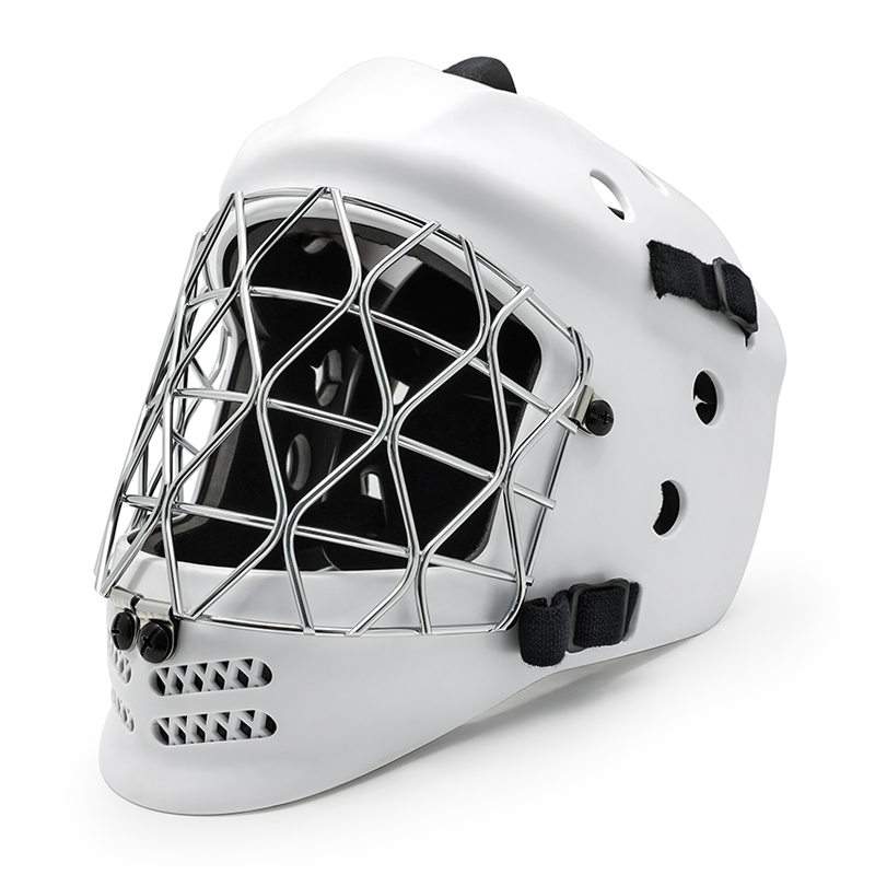 Casco de portero Ringette ligero y duradero con ajuste cómodo