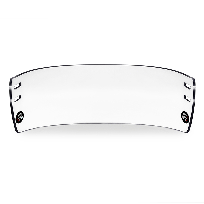 Visera de hockey sobre hielo de alta definición, antivaho, resistente a los arañazos
