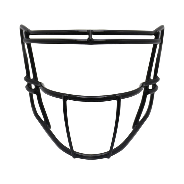 Mascarilla de casco de fútbol americano de hierro negro