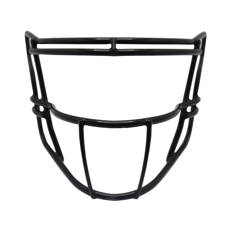 Mascarilla de casco de fútbol americano de hierro negro