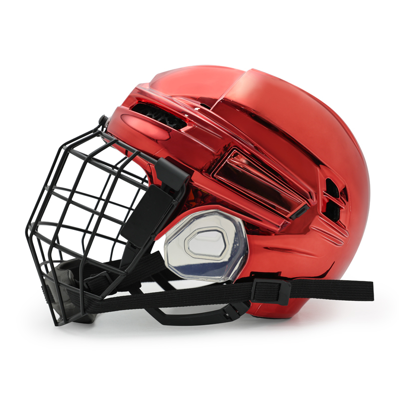 Casco de hockey sobre hielo de protección protectora de revestimiento en 3D