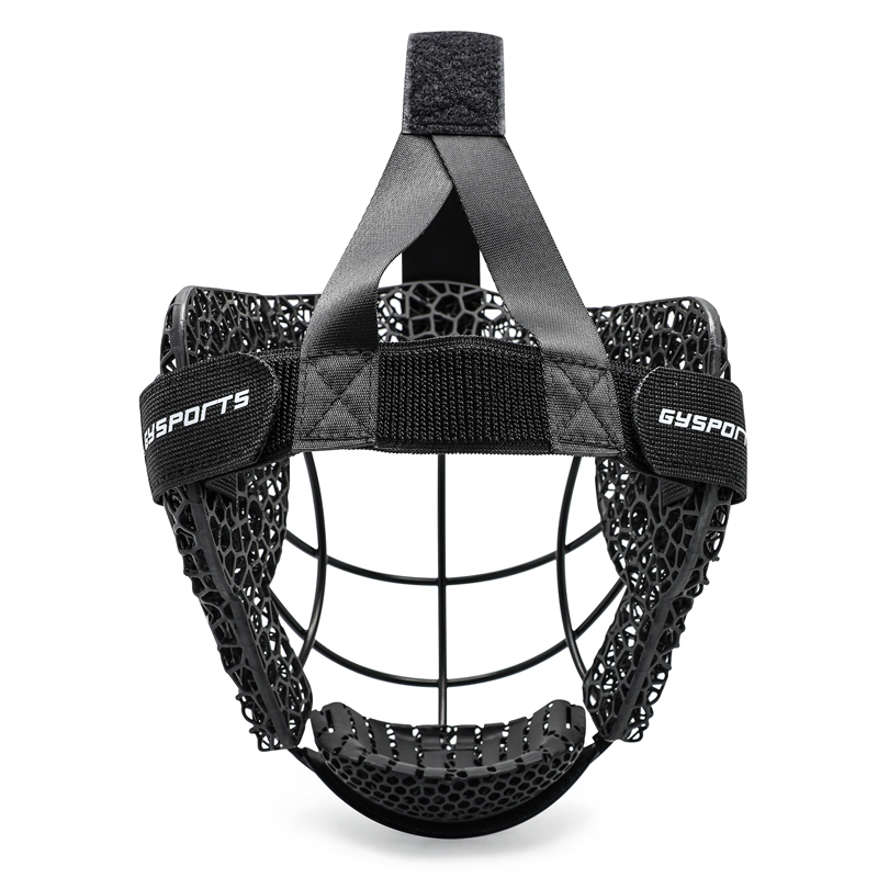 Máscara de esquina defensiva de hockey de hockey de metal de espuma impresa 3D personalizada