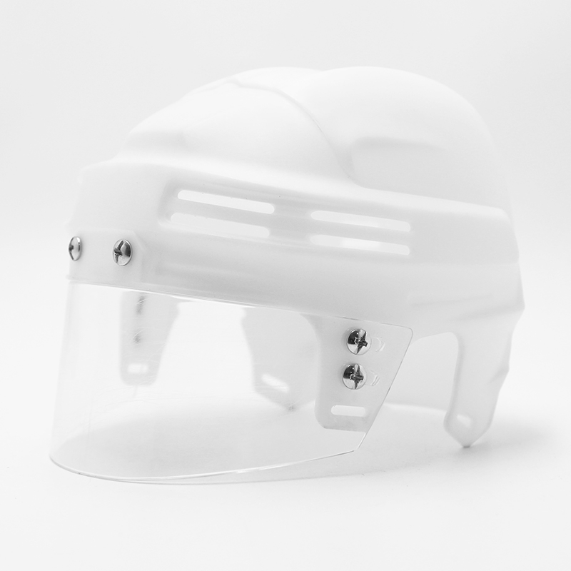 Combo de mini casco de hockey sobre hielo con pantalla personalizada y visera