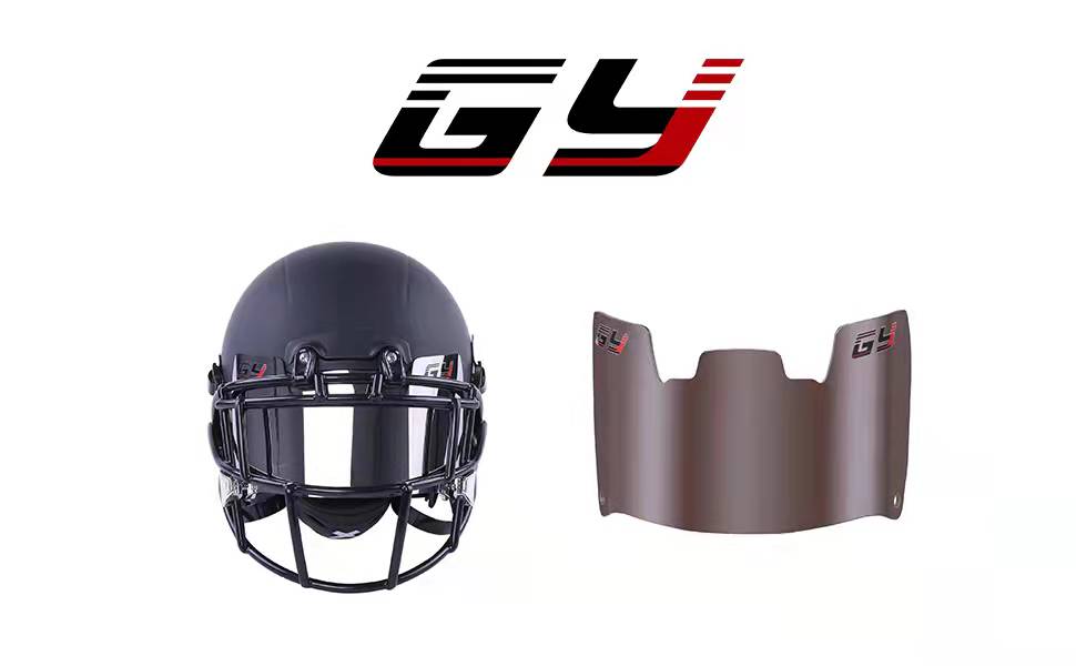 Visera de casco de fútbol americano GY-FV209