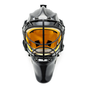 Casco de portero de hockey de campo personalizado de acero inoxidable