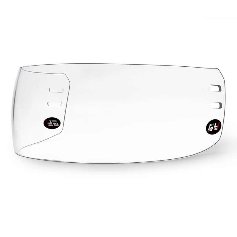 Visera de hockey sobre hielo HD con protección antivaho y resistente a los arañazos