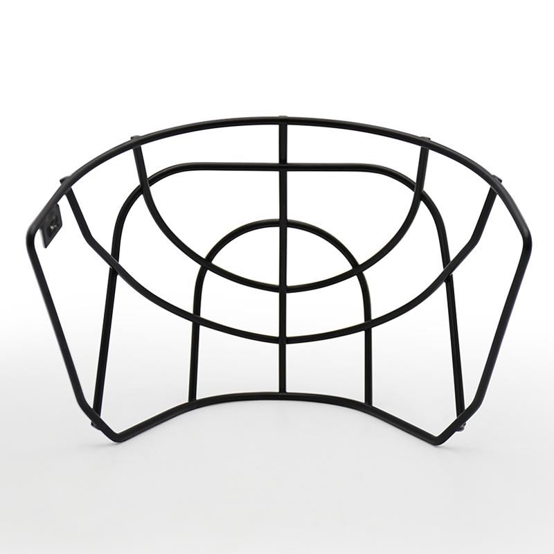 Reemplazo de jaula de acero para casco de portero de hockey, ojo de gato negro