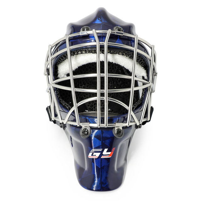 Casco de portero de hockey de hielo de hicaje de hielo de adultos con línea de hielo personalizada para adultos