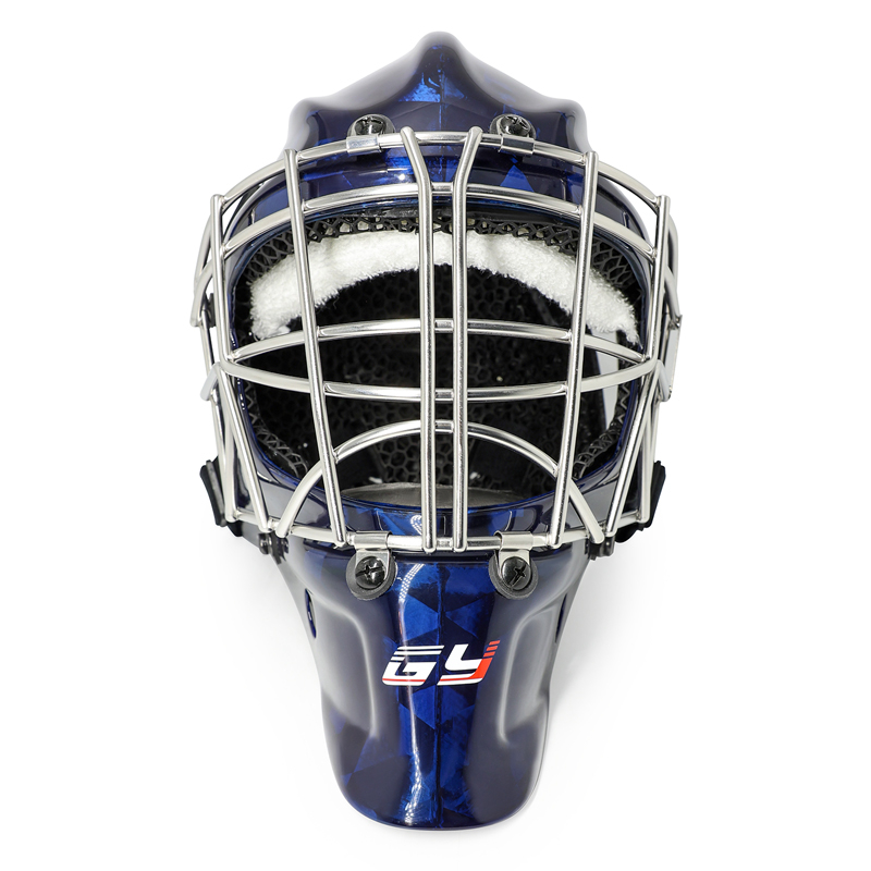 Casco de portero de hockey de hielo de hicaje de hielo de adultos con línea de hielo personalizada para adultos
