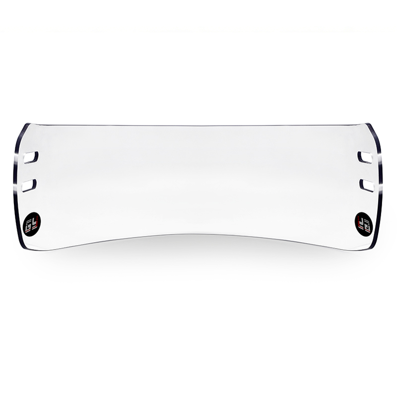 Visera de hockey sobre hielo HD con protección antivaho y resistente a los arañazos