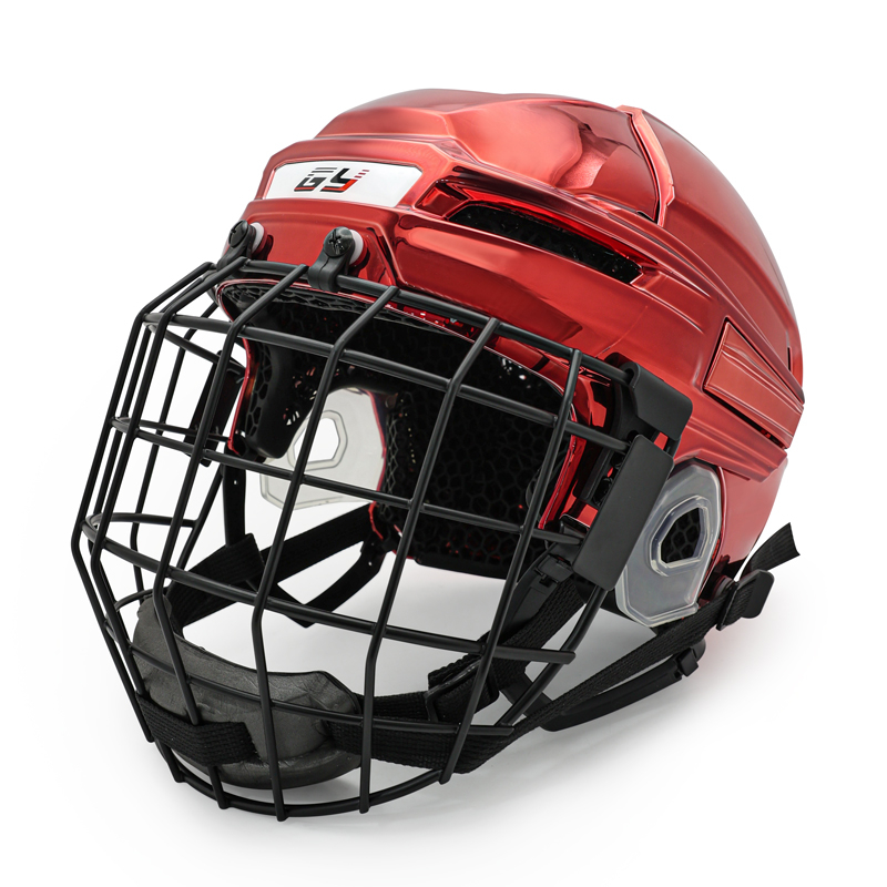 Casco de hockey sobre hielo de protección protectora de revestimiento en 3D