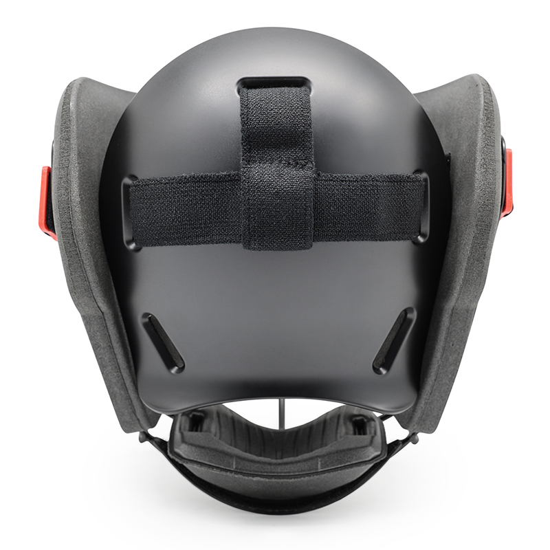 Máscara facial de hockey sobre césped de seguridad premium con placa posterior