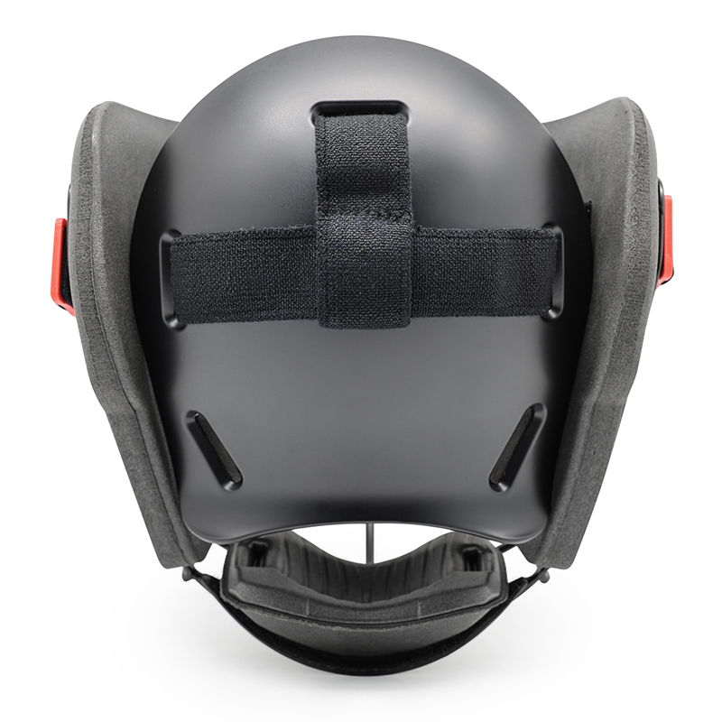 Máscara facial de hockey sobre césped de seguridad premium con placa posterior
