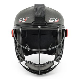 Máscara facial de hockey sobre césped de seguridad premium con placa posterior