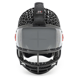 Mascarilla de esquina de penalización de hockey sobre césped impresa en 3D con visera