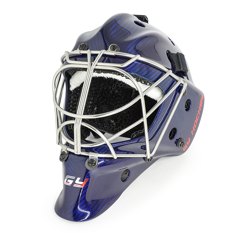 Ventilaci&oacute;n del casco de hockey sobre hielo.